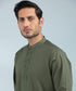 Like Father Like Son Olive Men's Kurta